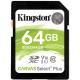 Карта памяти SDXC, 64Gb, Kingston Canvas Select Plus (SDS2/64GB)