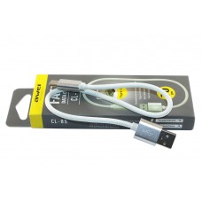 Кабель USB <-> USB Type-C, Awei, Grey, 1 м, 2.1A (CL-85)