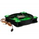 Вентилятор 120 mm GTL LED Green, 120x120x25мм, 2500 об/хв, 3 pin (GTL-120LGr)