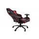 Игровое кресло 2E GC25 GAMING, Black/Red, эко-кожа, угол наклона до 135 (2E-GC25BLR)