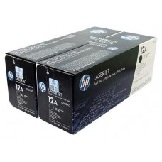 Картридж HP 12A (Q2612AF), Black, 2 x 2000 стр, двойная упаковка