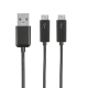 Кабель-разветвитель Trust GXT 221, Black, USB 2.0 <-> 2 x microUSB, для Xbox One (20432)