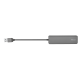 Концентратор USB 3.2 Trust Halyx Aluminium, Black, 4 порта USB 3.2, алюминевый корпус (23327)