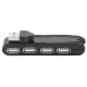 Концентратор USB 2.0 Trust Vecco Mini, Black, 4 порту USB 2.0 (14591)