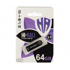 USB 3.0 Flash Drive 64Gb Hi-Rali Shuttle series Black (HI-64GB3SHBK)