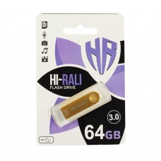 USB 3.0 Flash Drive 64Gb Hi-Rali Shuttle series Gold (HI-64GB3SHGD)