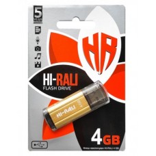 USB Flash Drive 4Gb Hi-Rali Stark series Gold (HI-4GBSTGD)