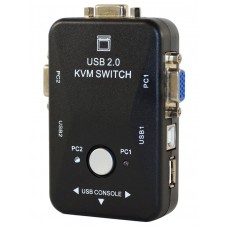 Переключатель KVM 2-портовый свич, USB (YT-KVM SWITCH)