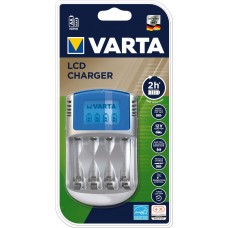 Зарядное устр-во Varta LCD Charger, Silver (57070201401)