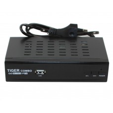 TV-тюнер зовнішній автономний Tiger DVB-T2+DVB-S2+IPTV Combo