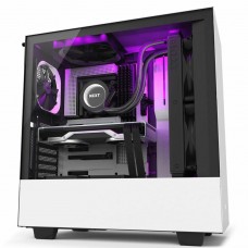 Корпус NZXT H510i Compact Mid Tower White/Black Chassis with Smart Device 2 без БЖ (CA-H510i-W1)