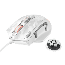 Мышь Trust GXT 155W Caldor Gaming, White Camouflage, USB, оптическая, 100 - 4000 dpi (20852)