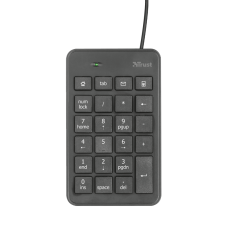 Клавиатура цифровая Trust Xalas, Black, USB, 1,5 м (22221)