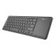 Клавиатура беспроводная Trust Mida, Black, Bluetooth, со встроенной сенсорной панелью (23009)
