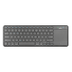Клавиатура беспроводная Trust Mida, Black, Bluetooth, со встроенной сенсорной панелью (23009)