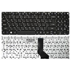 Клавіатура для ноутбука Acer Aspire E5-523, E5-553, E5-573, E5-722, Black, без рамки, прямий Enter