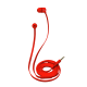 Наушники Trust Duga In-Ear, Red, 3.5 мм, микрофон, вставные (22134)
