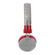 Навушники Trust Fyber, Grey/Red, 3.5 мм, мікрофон (20073)