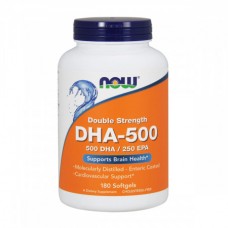 DHA-500 (NOW-01613), Now Foods, 180 желатиновых капсул