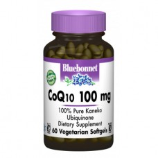 Коэнзим Q10 100 мг, Bluebonnet Nutrition, 60 желатиновых капсул (0808)