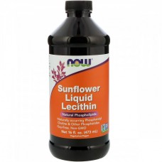 Подсолнечный лецитин, Sunflower Liquid Lecithin, Now Foods, 473 мл. (NF2372)