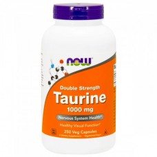 Таурин, Taurine, Now Foods, 1000 мг, 250 вегетарианских капсул (NF0143)