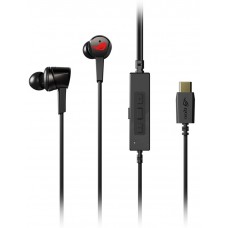 Наушники Asus ROG Cetra, Black, USB Type-C, микрофон, вакуумные (90YH01I0-B2UA00)