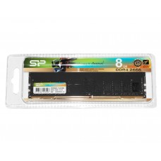 Пам'ять 8Gb DDR4, 2666 MHz, Silicon Power, 19-19-19, 1.2V (SP008GBLFU266B02)