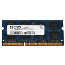Б/В Пам'ять DDR3 SO-DIMM, 2Gb, 1066 MHz, Elpida (EBJ21UE8BDS0-AE-F)