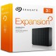 Зовнішній жорсткий диск 3Tb Seagate Expansion, Black, 3.5