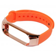 Ремінець для фітнес-браслету Xiaomi Mi Band 3, Gasta Carbon, Orange