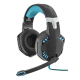 Наушники Trust GXT 363 Hawk 7.1 Bass Vibration Gaming, Black/Blue, USB, микрофон (20407)