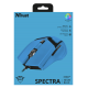 Миша Trust GXT 101-SB Spectra Gaming, Blue, USB, оптична, 600/1200/2400/4800 dpi (22385)