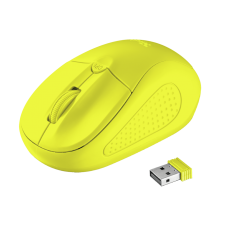 Мышь беспроводная Trust Primo, Yellow, оптическая, 1000/1600 dpi (22742)