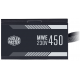 Блок питания 450W, Cooler Master MWE 450 White V2, Black, 80+ Standart (MPE-4501-ACABW-EU)