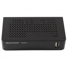 TV-тюнер зовнішній автономний World Vision T624M3, Black, DVB-T/T2/C (T624M3)