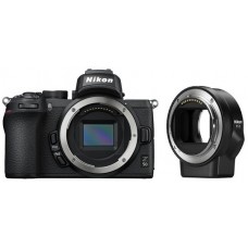 Зеркальный фотоаппарат Nikon Z50 + FTZ adapter Black (VOA050K003)