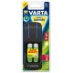 Зарядное устр-во Varta Pocket Charger + 4AA 2100 mAh, Black (57642101451)
