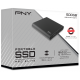 Зовнішній накопичувач SSD, 500Gb, PNY Pro Elite, Black (PSD0CS2060-500-RB)