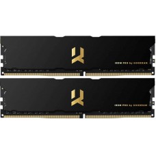 Память 16Gb x 2 (32Gb Kit) DDR4, 3600 MHz, Goodram IRDM PRO, Black (IRP-3600D4V64L17/32GDC)