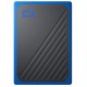 Зовнішній накопичувач SSD, 500Gb, Western Digital My Passport Go, Black/Blue (WDBMCG5000ABT-WESN)