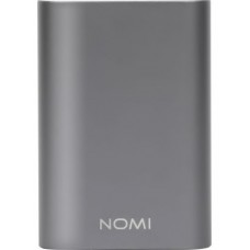 Універсальна мобільна батарея 10000 mAh, Nomi U100 (2.1A, 4USB) Silver