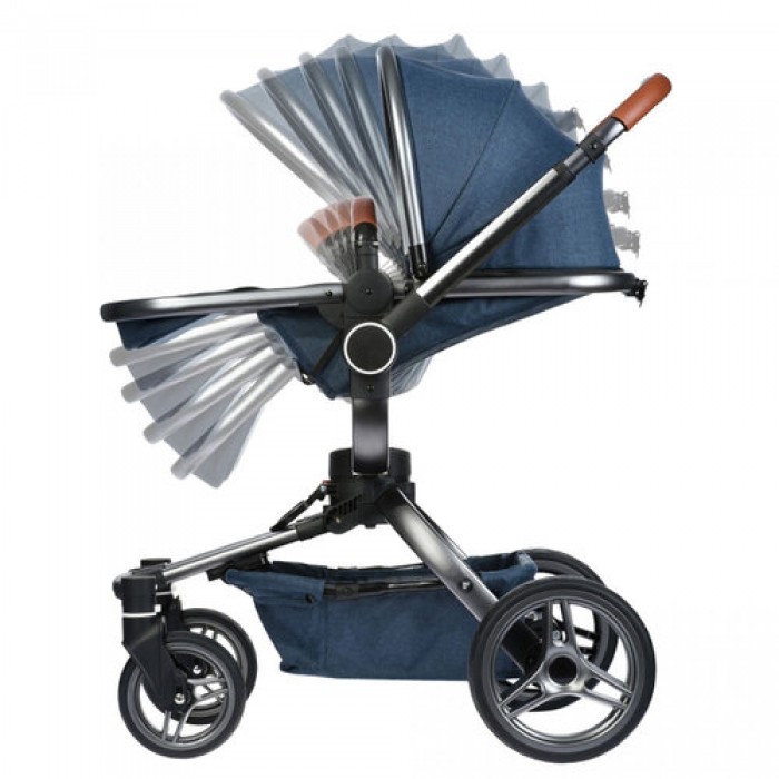 Універсальна коляска 2в1 Miqilong V baby X159, Blue (X159-09)