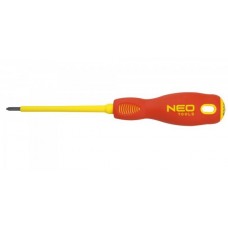 Отвертка NEO Tools крестовая PZ2 x 100 мм, 1000В (04-063)