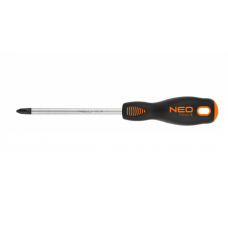 Отвертка NEO Tools, крестовая PH2, 200 мм, CrMo (04-025)