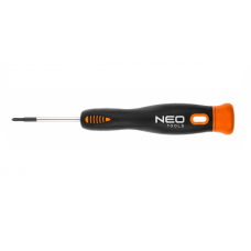 Отвертка NEO Tools, крестовая PH0, 40 мм, прецизионная, CrMo (04-085)