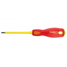 Отвертка NEO Tools шлицевая 3.0 x 100 мм, 1000 В, CrMo (04-052)