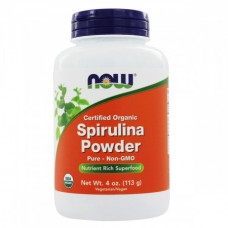 Органическая спирулина, порошок, Organic Spirulina, Now Foods, 450 гр (NF2690)