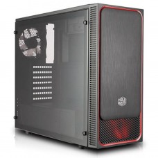 Корпус Cooler Master MasterBox E500L, Black/Red, MidiTower, без БП (MCB-E500L-KA5N-S01)