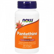 Пантетин, Pantethine, Now Foods, 300 мг, 60 желатиновых капсул (NF0487)